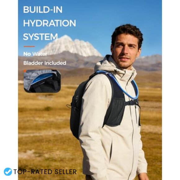 Lightweight Packable Hiking Daypack with Chest Strap Water Resistant Travel main image 4